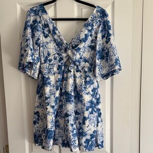 Blue & White Abercrombie Dress